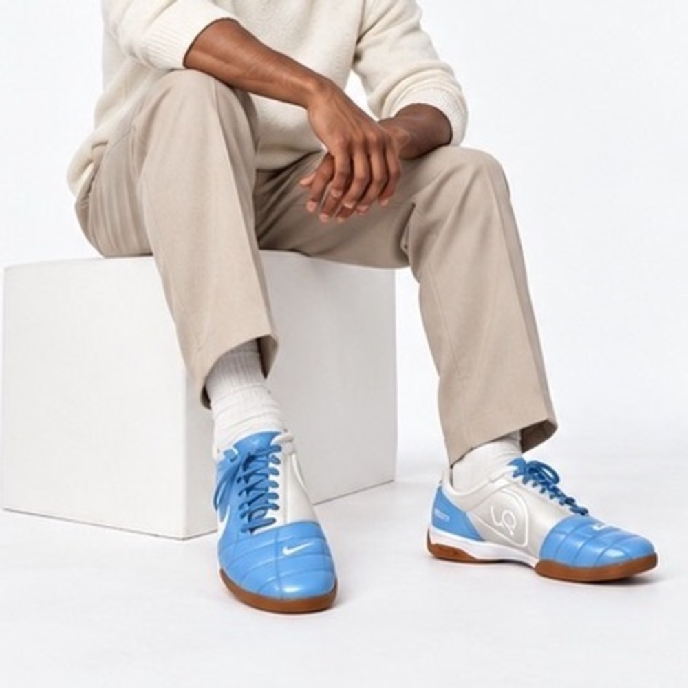 Nike Total 90 III IC University Blue Metallic Silver M13 Athleisure 118-04